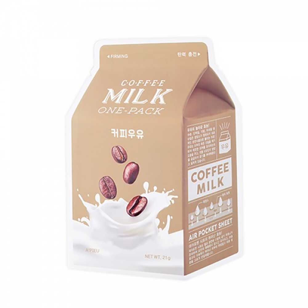 K-Beauty APIEU Milk One Pack Facemask Coffee mit EAN 8806185780285 Koreanische Kosmetik Korean Skincare
