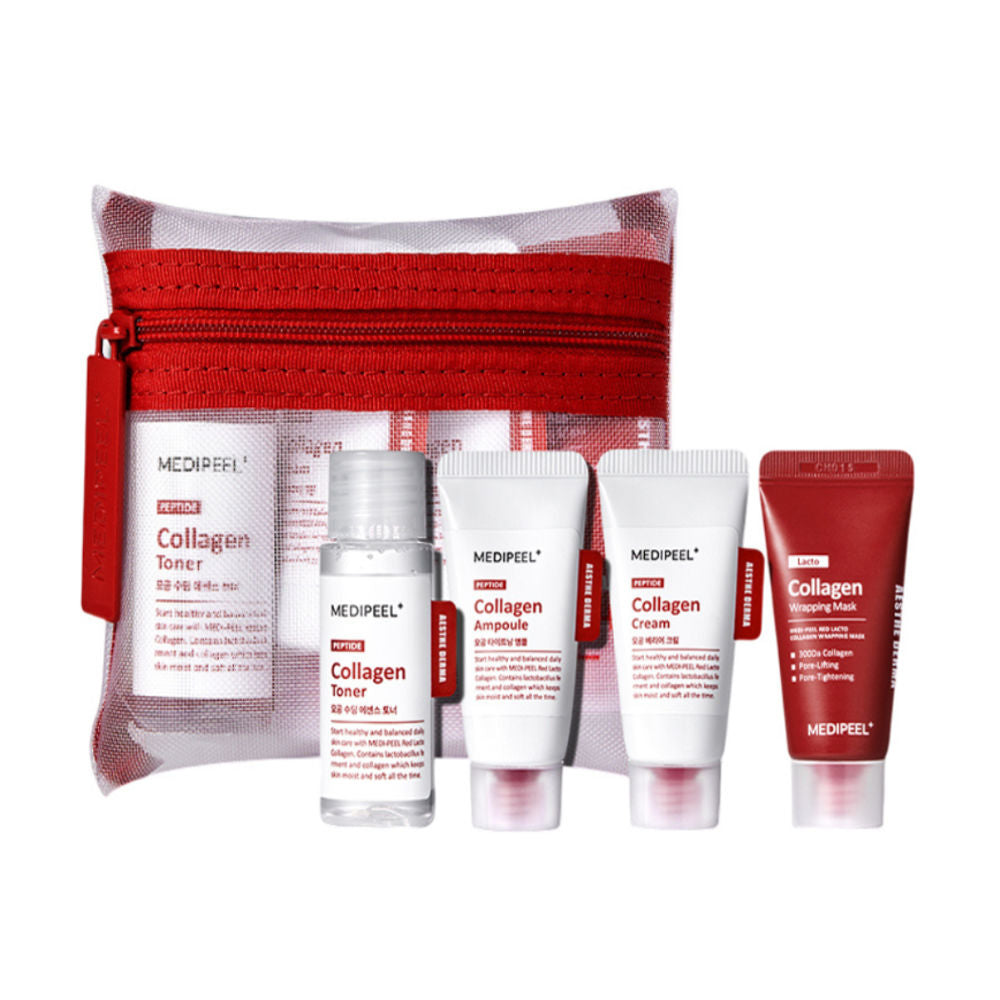 K Beauty MEDI-PEEL Red Lacto Collagen Skin Care Trial Kit mit ean 20409910535031 Korean Skincare Koreanische Kosmetik