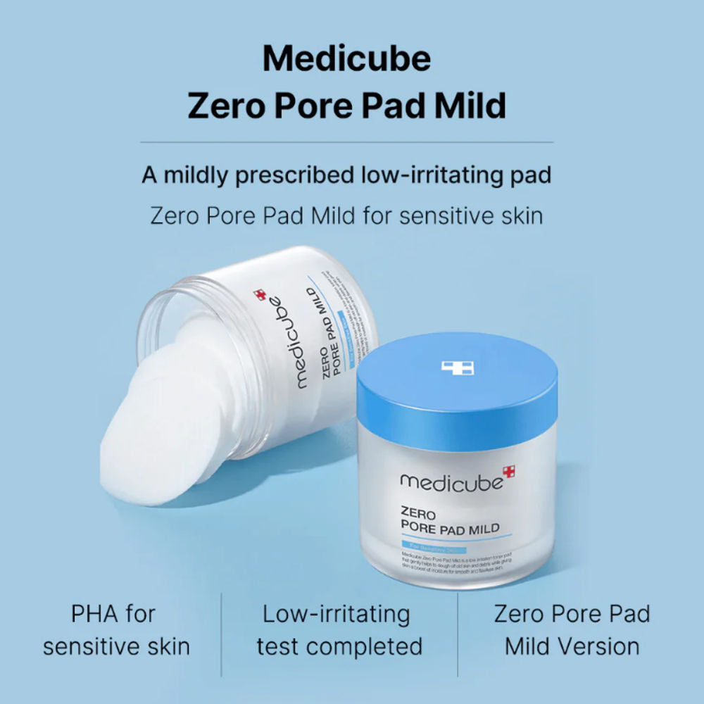 Korean Skincare Medicube Zero Pore Pad Mild  70pcs mit EAN 8800256119059 Koreanische Kosmetik   K Beauty