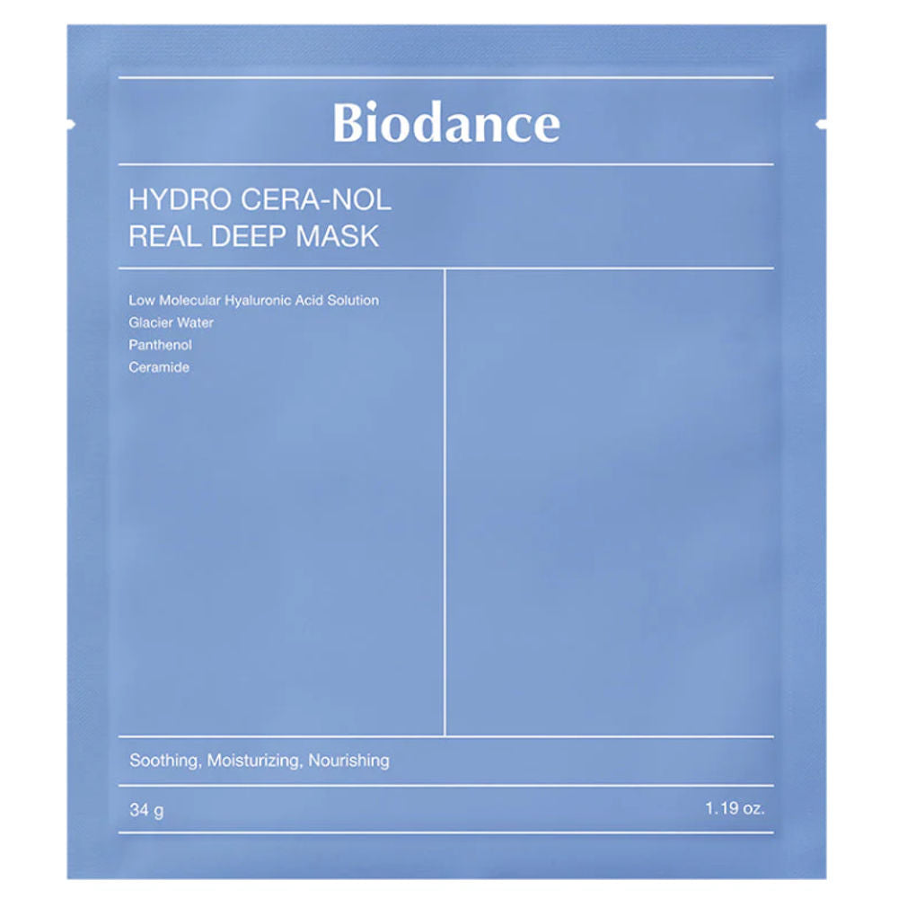 K Beauty Biodance Hydro Cera-nol Real Deep Mask - 1 Sheet mit ean 8809937361725 Koreanische Kosmetik