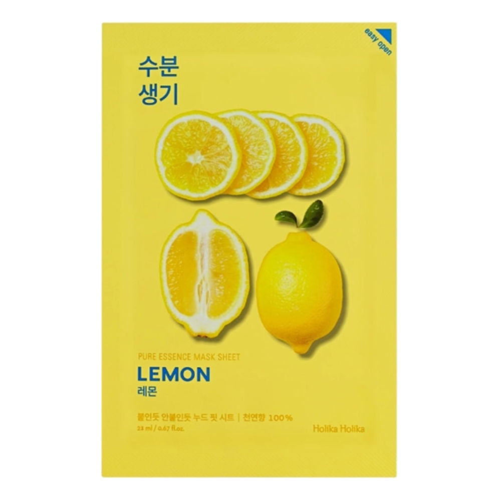 Holika Holika | Pure Essence Mask Sheet – Lemon – 23 ml