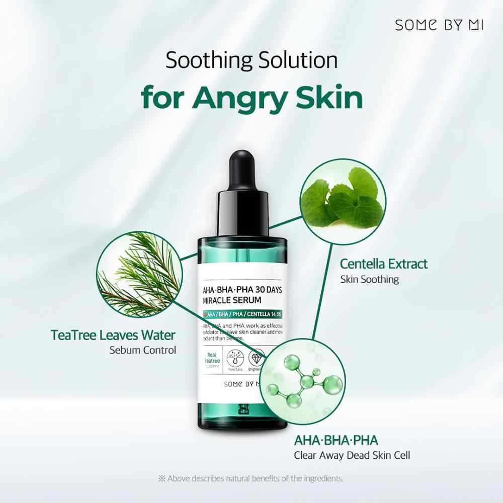 Korean Skincare SOME BY MI AHA-BHA-PHA 30 DAYS MIRACLE SERUM - 50 ml mit EAN 8809525242764 Koreanische Kosmetik K-Beauty