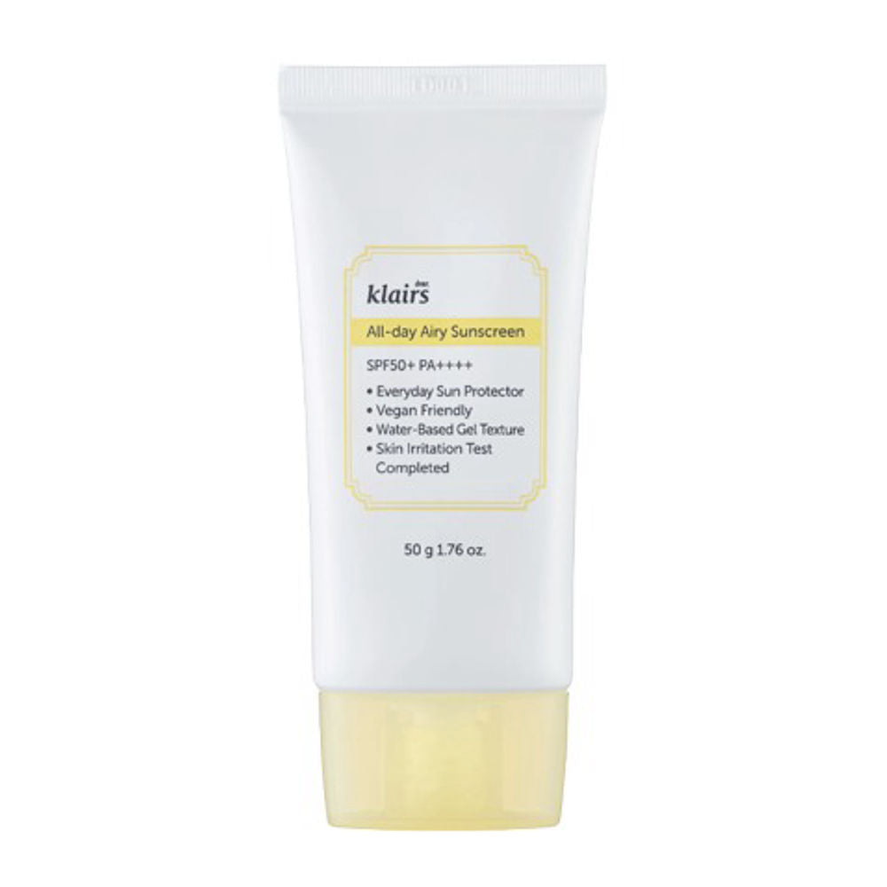 K Beauty Klairs All Day Airy Sunscreen 50 g Koreanische Kosmetik Korean Skincare