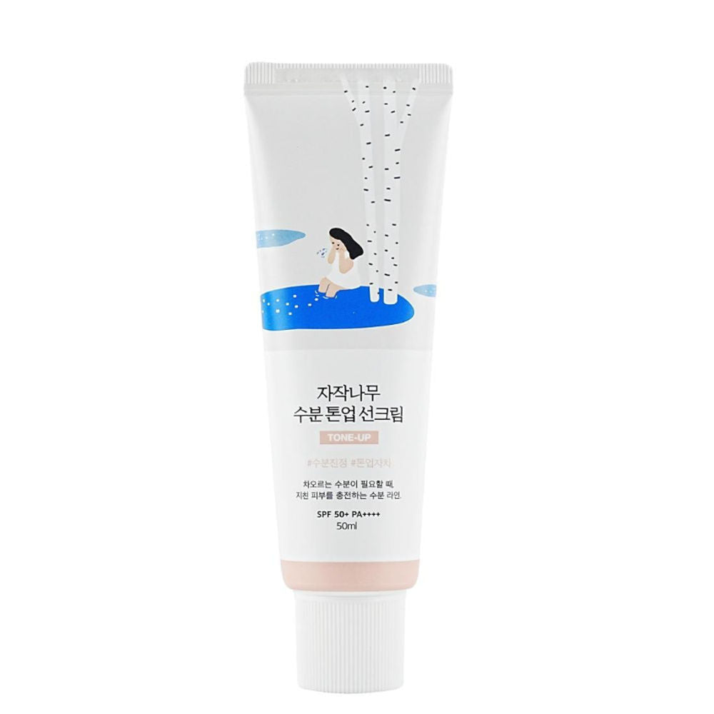 K Beauty Round Lab Birch Juice Tone Up Sunscreen 50 ml mit EAN 8809864769977 Koreanische Kosmetik Korean Skincare