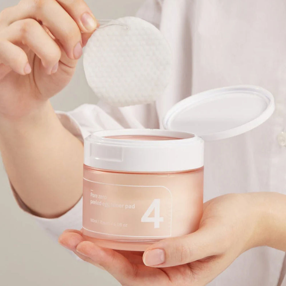 Numbuzin | No.4 Pore Zero Peeled Egg Toner Pad – 70 Pads - 190 ml