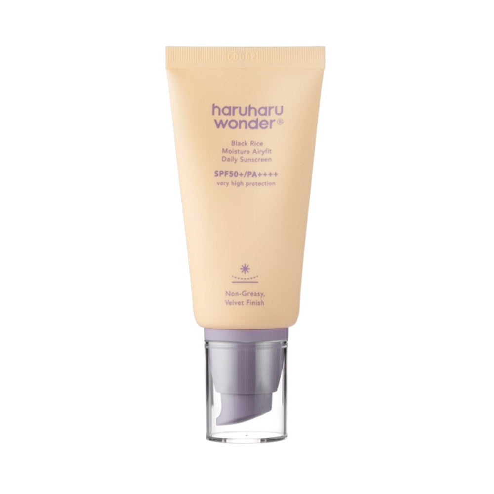 HaruHaru Wonder | Black Rice Moisture Airyfit Daily Sunscreen SPF 50+/PA++++ - 50 ml