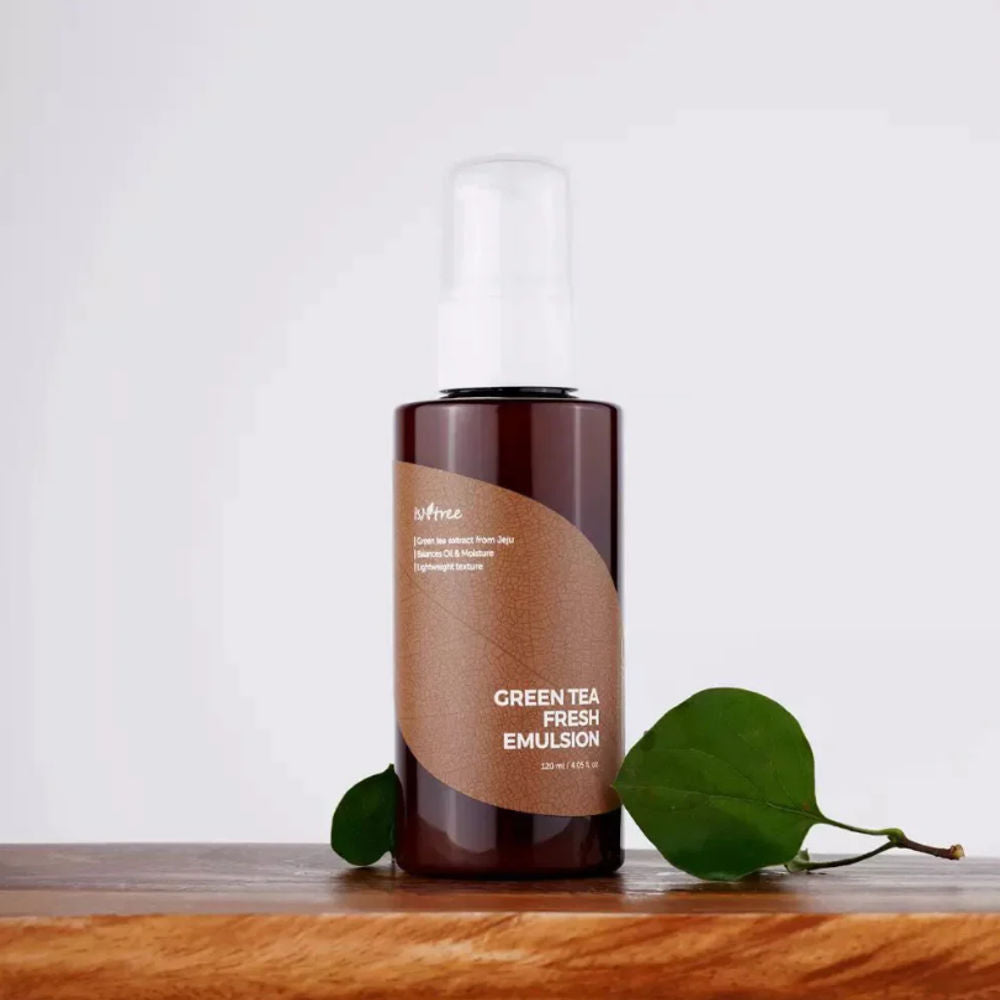 Korean Skincare Isntree Green Tea Fresh Emulsion  120 ml mit EAN 8809541190254 Koreanische Kosmetik 