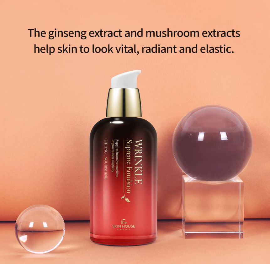 Korean Kosmetik The Skin House Wrinkle Supreme Emulsion 130 ml mit EAN 8809080822838 Korean Skincare Koreanische Kosmetik K beauty 
