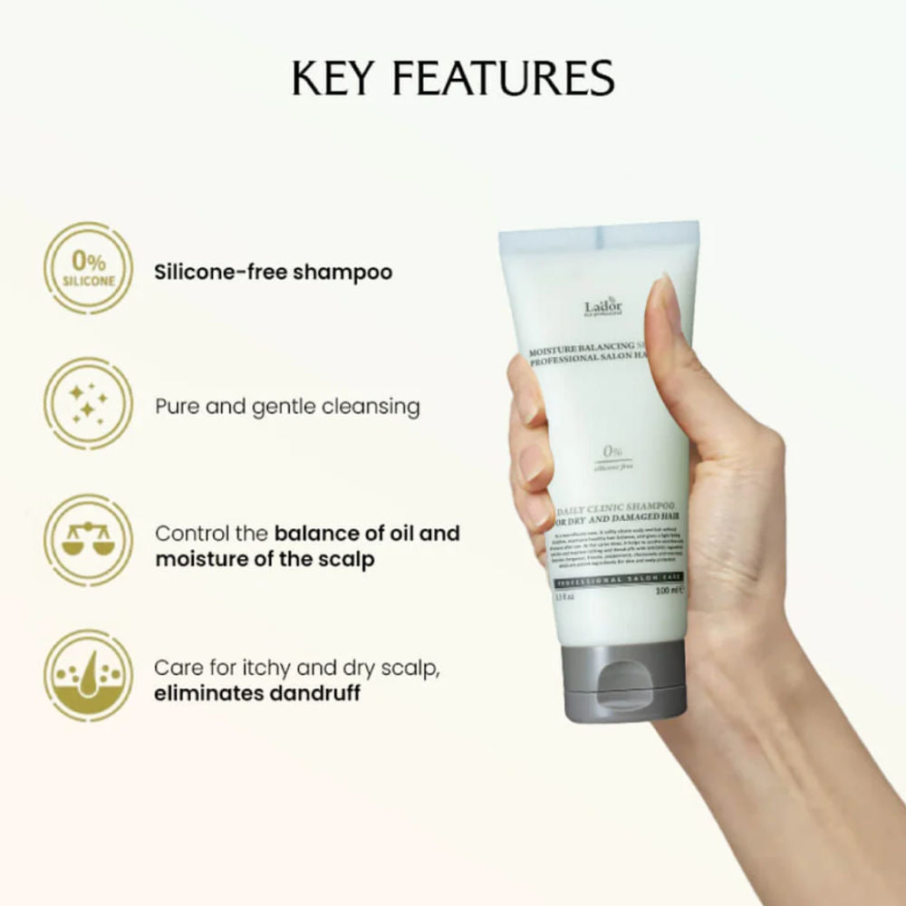 Korean Skincare Lador Moisture Balancing Shampoo  100 ml mit ean 8809500817581  K Beauty Koreanische Kosmetik