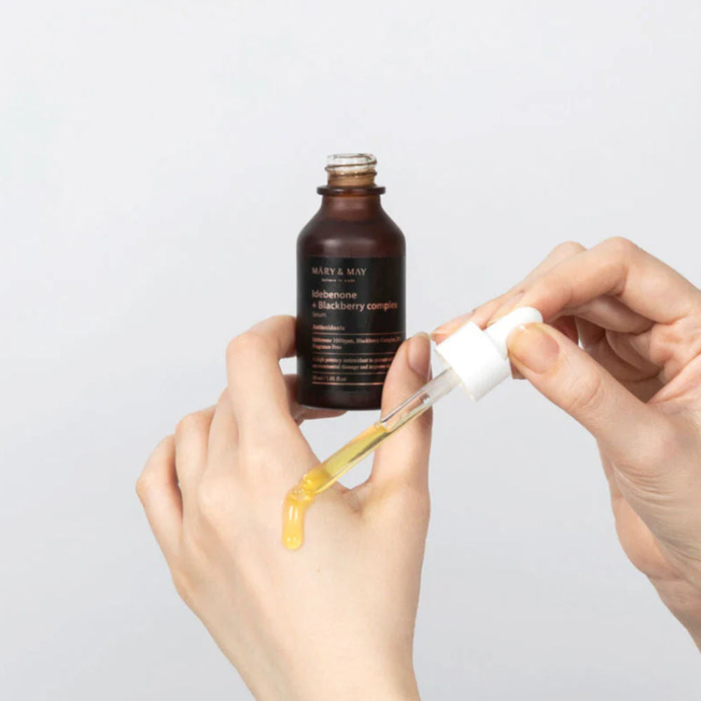 Korean Skincare Mary & May Idebenone + Blackberry Complex Serum 30 ml  Koreanische Kosmetik