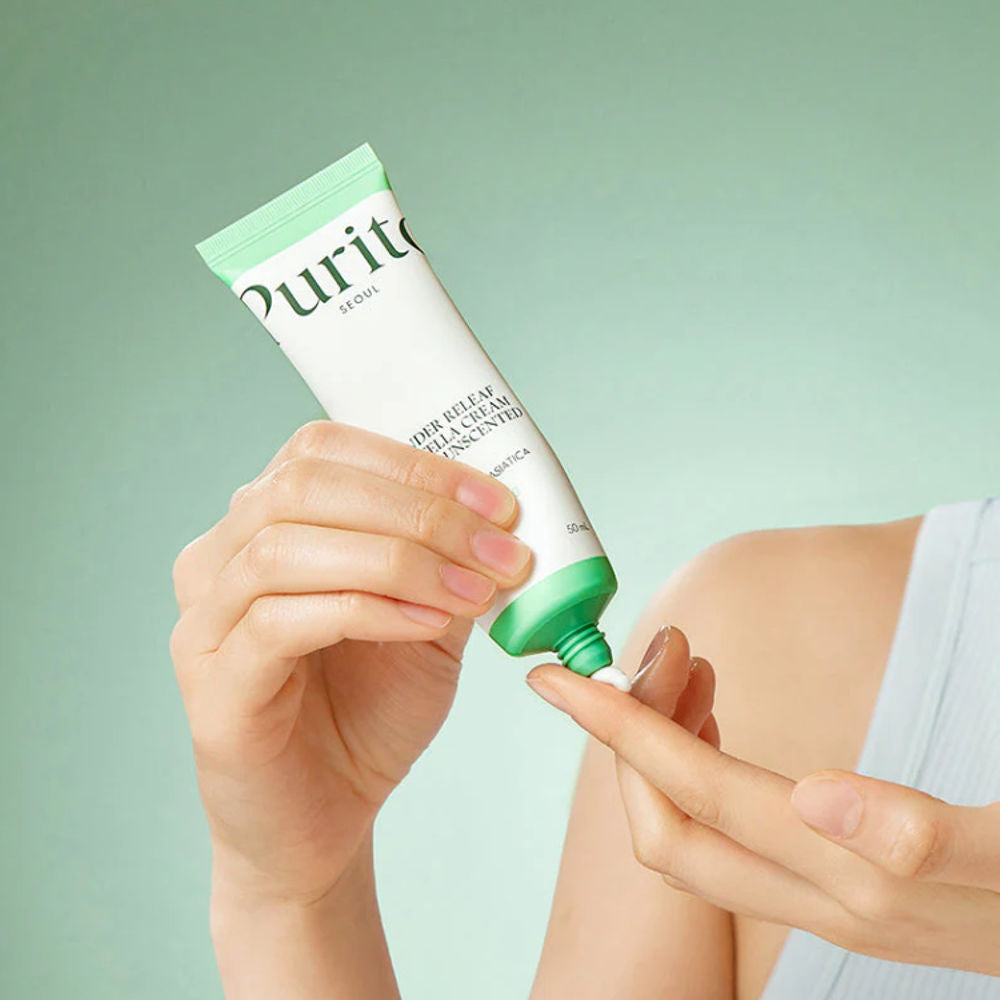 Korean Skincare PURITO SEOUL Wonder Releaf Centella Cream Unscented 50 ml mit EAN 8809563102471  Koreanische Kosmetik K Beauty 
Korean Skincare 