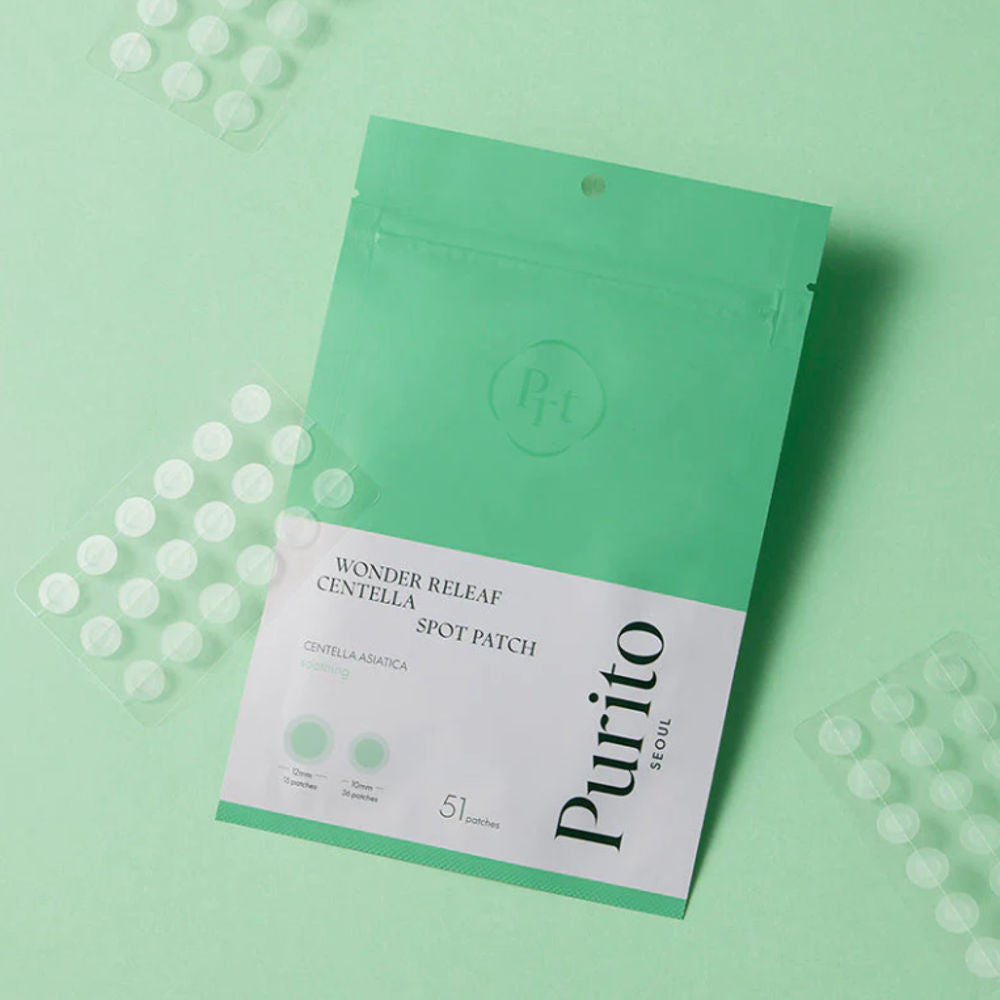 Korean Skincare Purito Seoul Wonder Releaf Centella Spot Patch 51 Patches mit EAN 8809563100330 Koreanische Kosmetik  K Beauty 