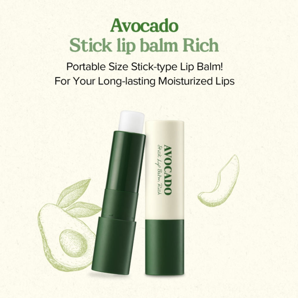 Koreanische Kosmetik Skinfood Avocado Stick Lip Balm Rich mit EAN 8809511278685 Korean Skincare K Beauty
