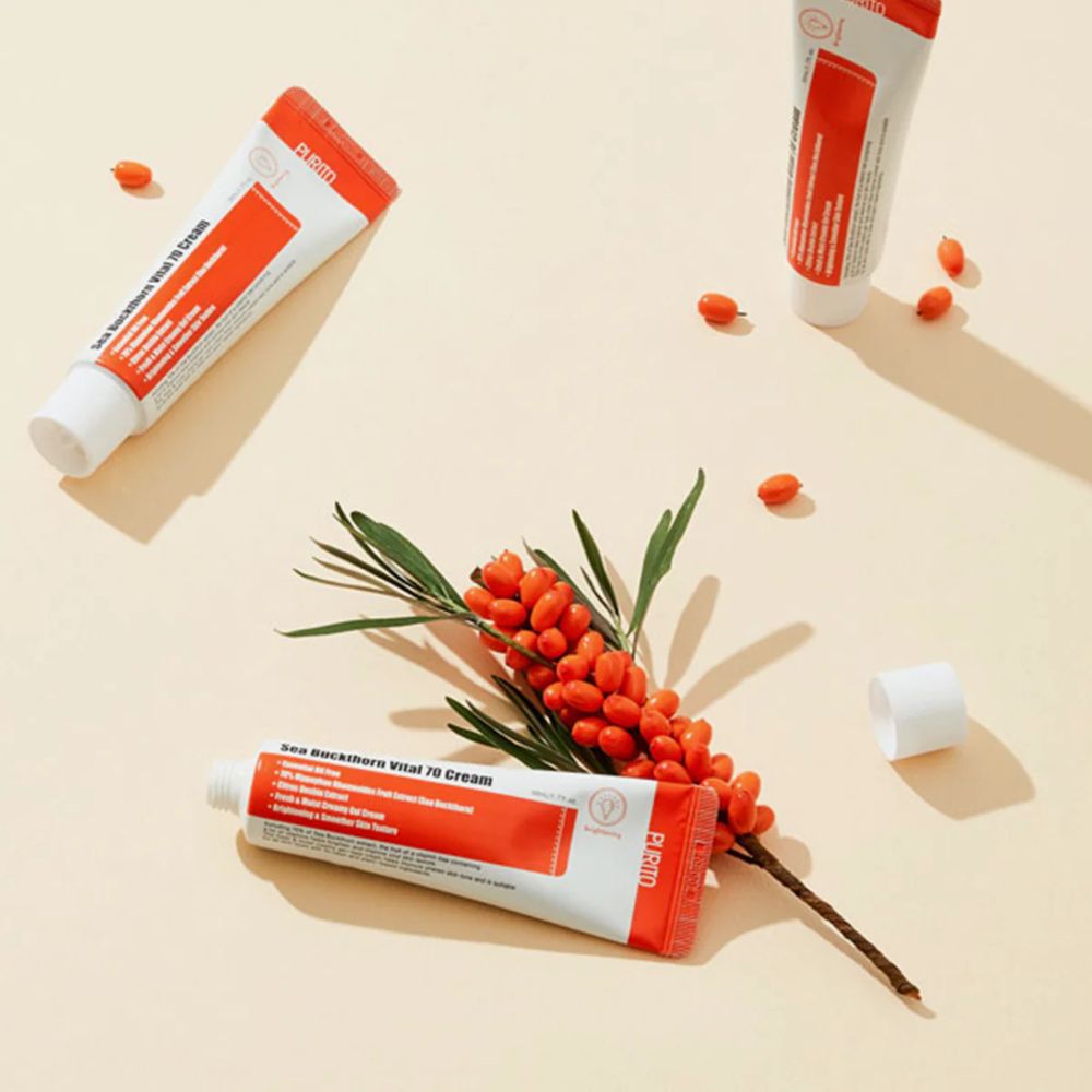 Koreanische Kosmetik PURITO Sea Buckthorn Vital 70 Cream 50 ml EAN 8809563100392 K Beauty Korean Skincare