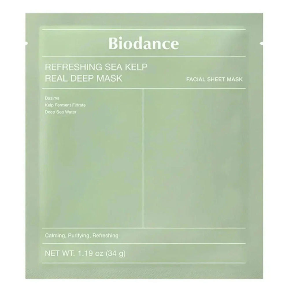 K Beauty Biodance Refreshing Sea Kelp Real Deep Mask - 1 Sheet mit EAN 8809891184576 Korean Skincare Koreanische Kosmetik