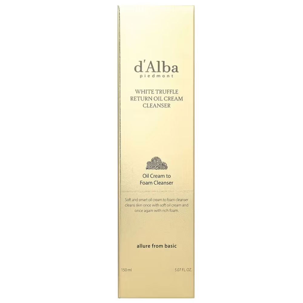 Korean Skincare d'Alba White Truffle Return Oil Cream Cleanser 150 ml mit EAN 8809686388325 K beauty
